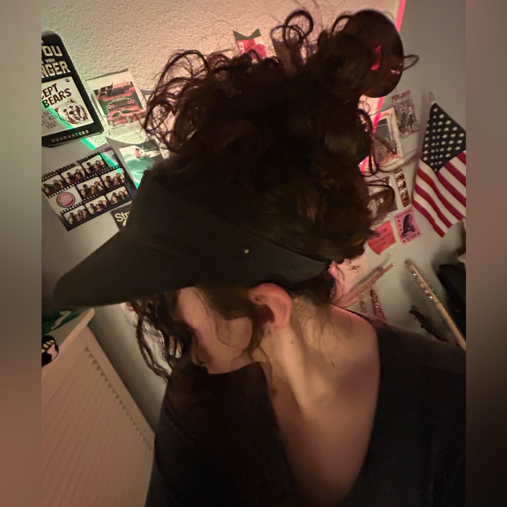 Black Lululemon Sports Visor Hat
